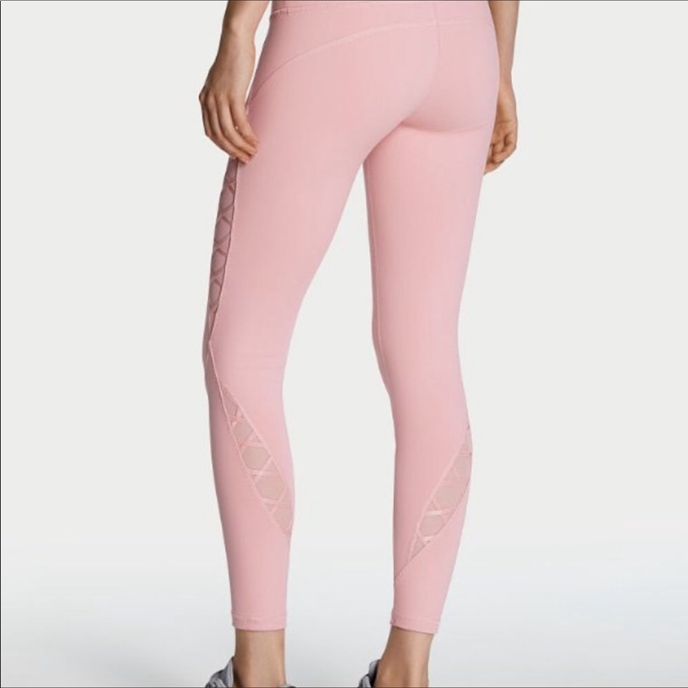 Knockout pink workout leggings